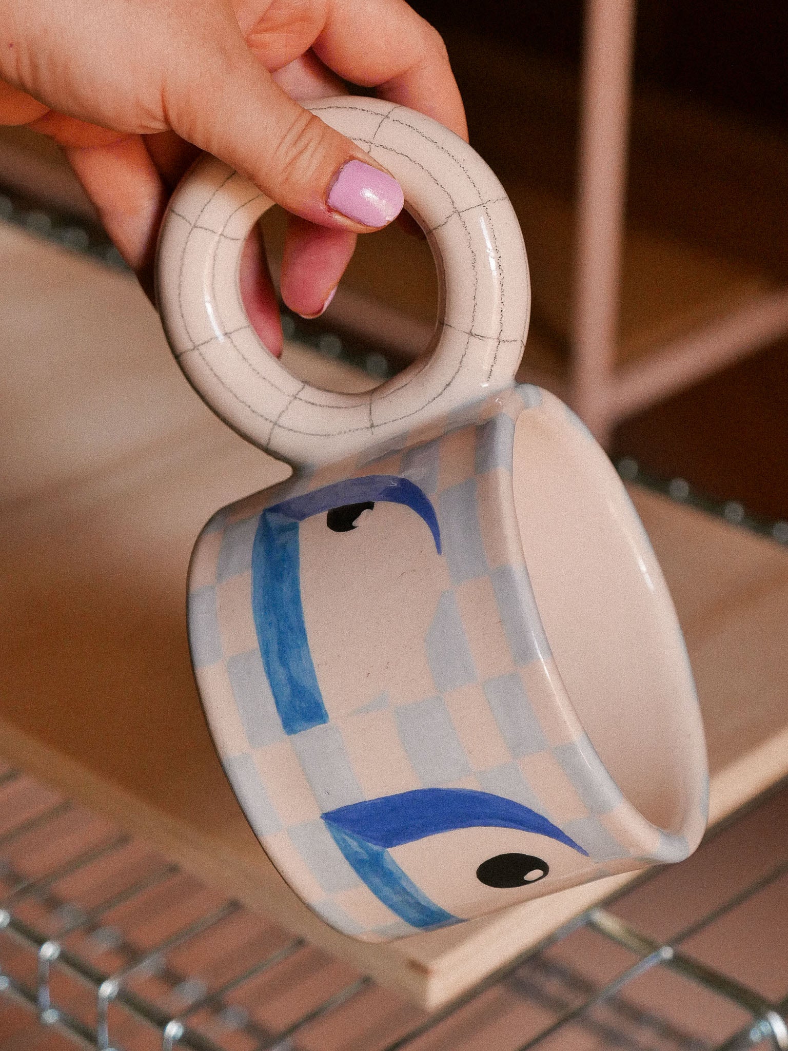 BLACK DOT HANDMADE CERAMIC MUG | jeje.things