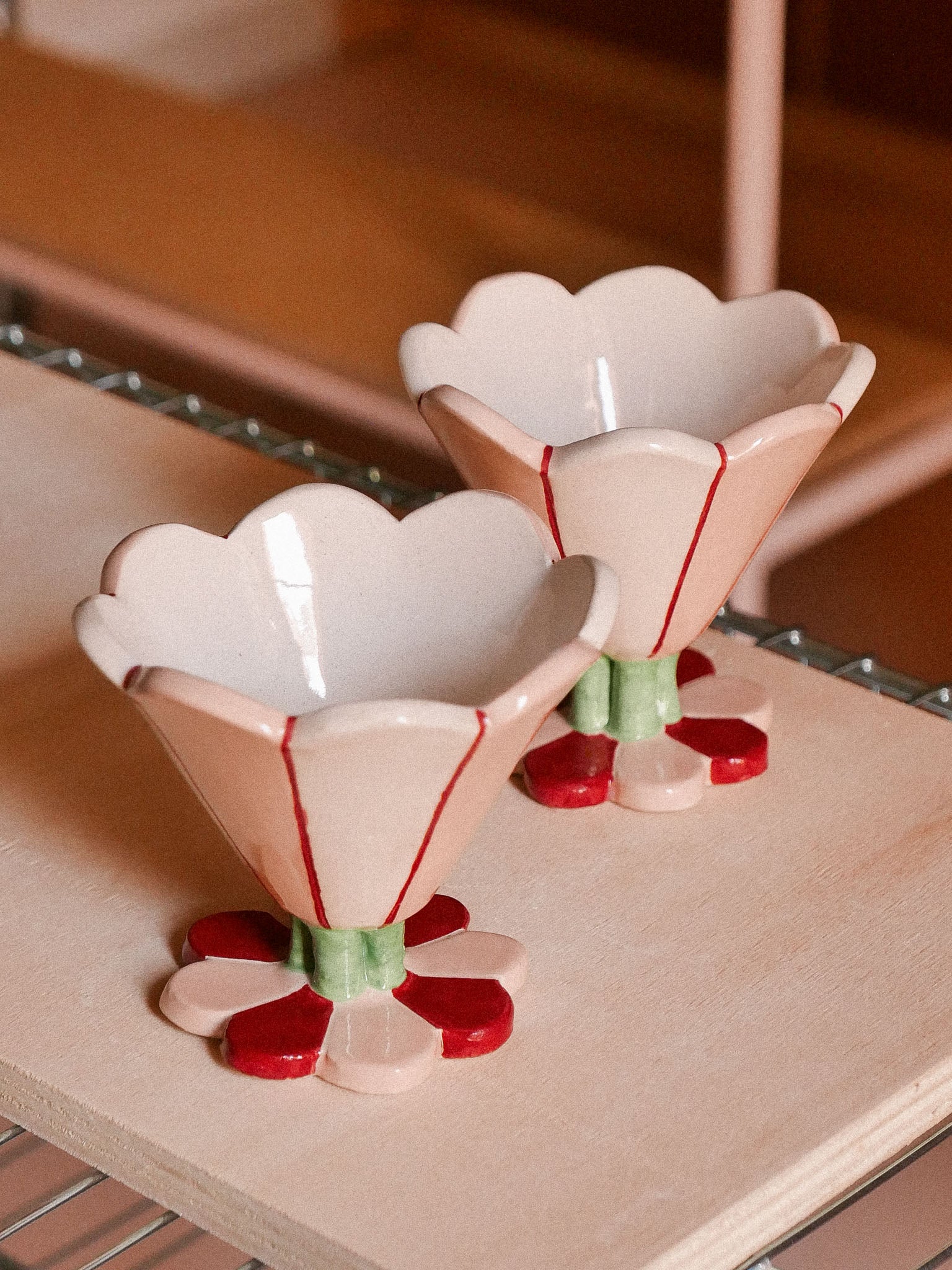 FLOWER HANDMADE CERAMIC SUNDAE DISH | jeje.things