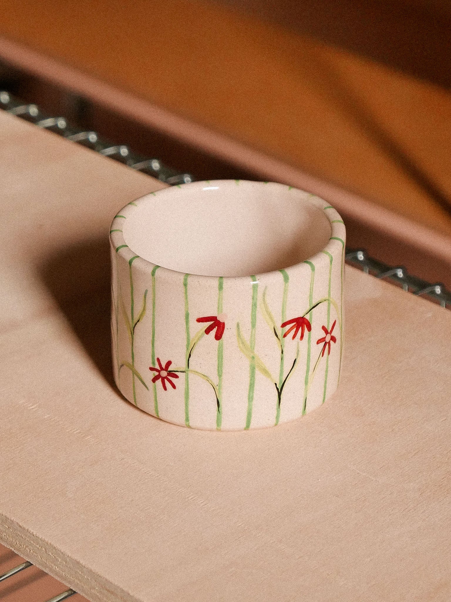 SPRING FLOWERS HANDMADE CERAMIC TUMBLER | jeje.things