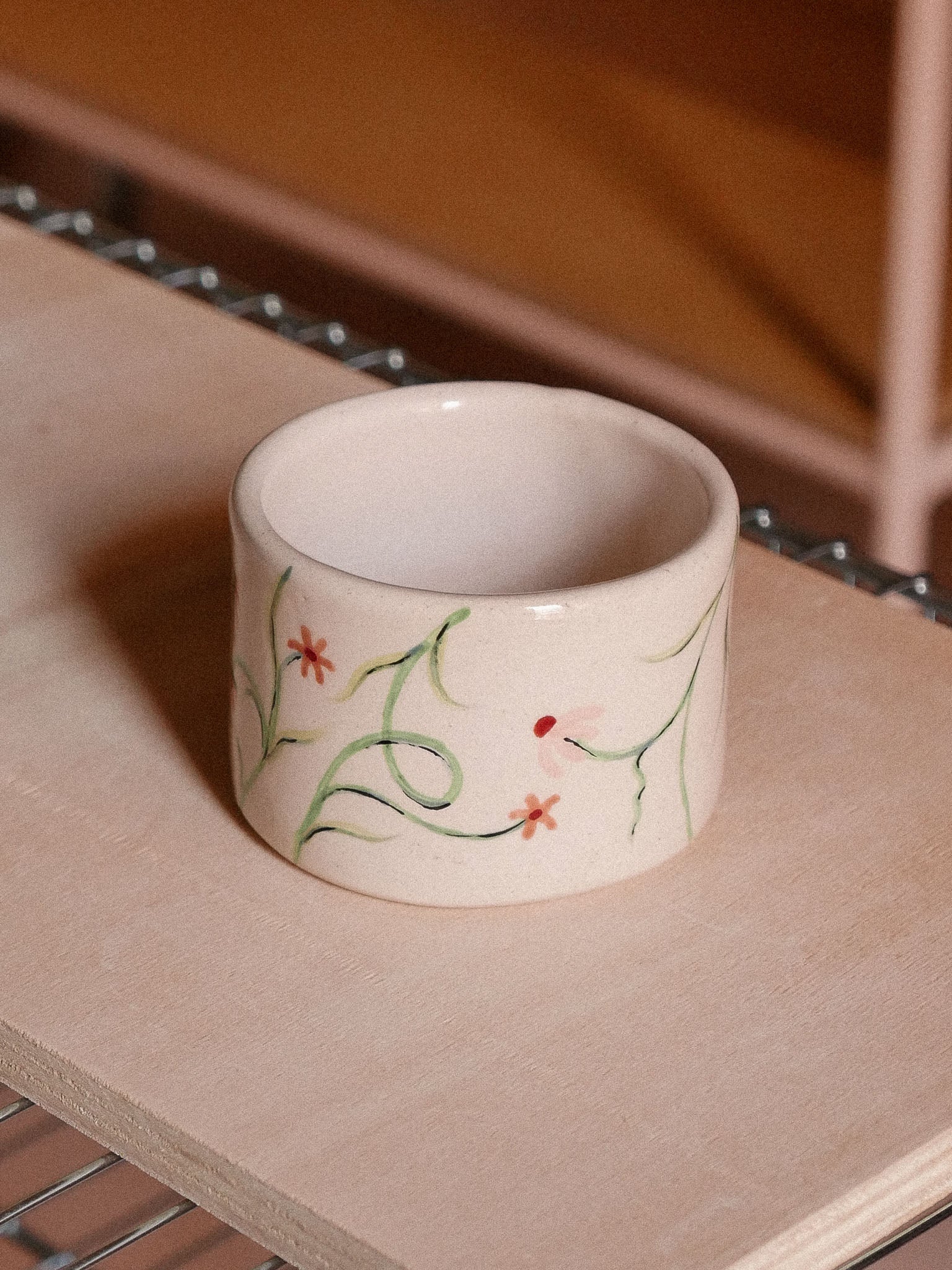 SPRING FLOWERS HANDMADE CERAMIC TUMBLER | jeje.things