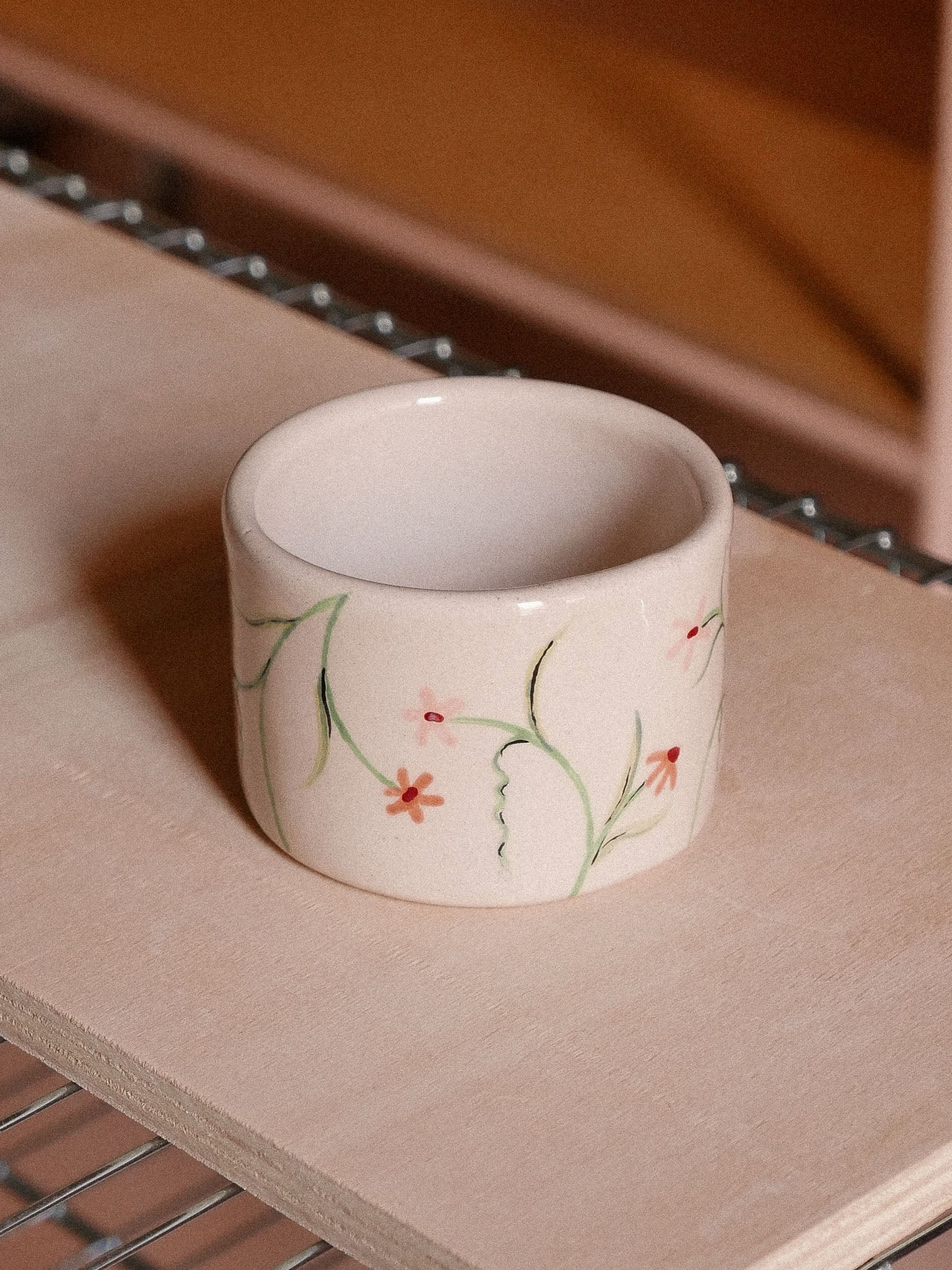 SPRING FLOWERS HANDMADE CERAMIC TUMBLER | jeje.things