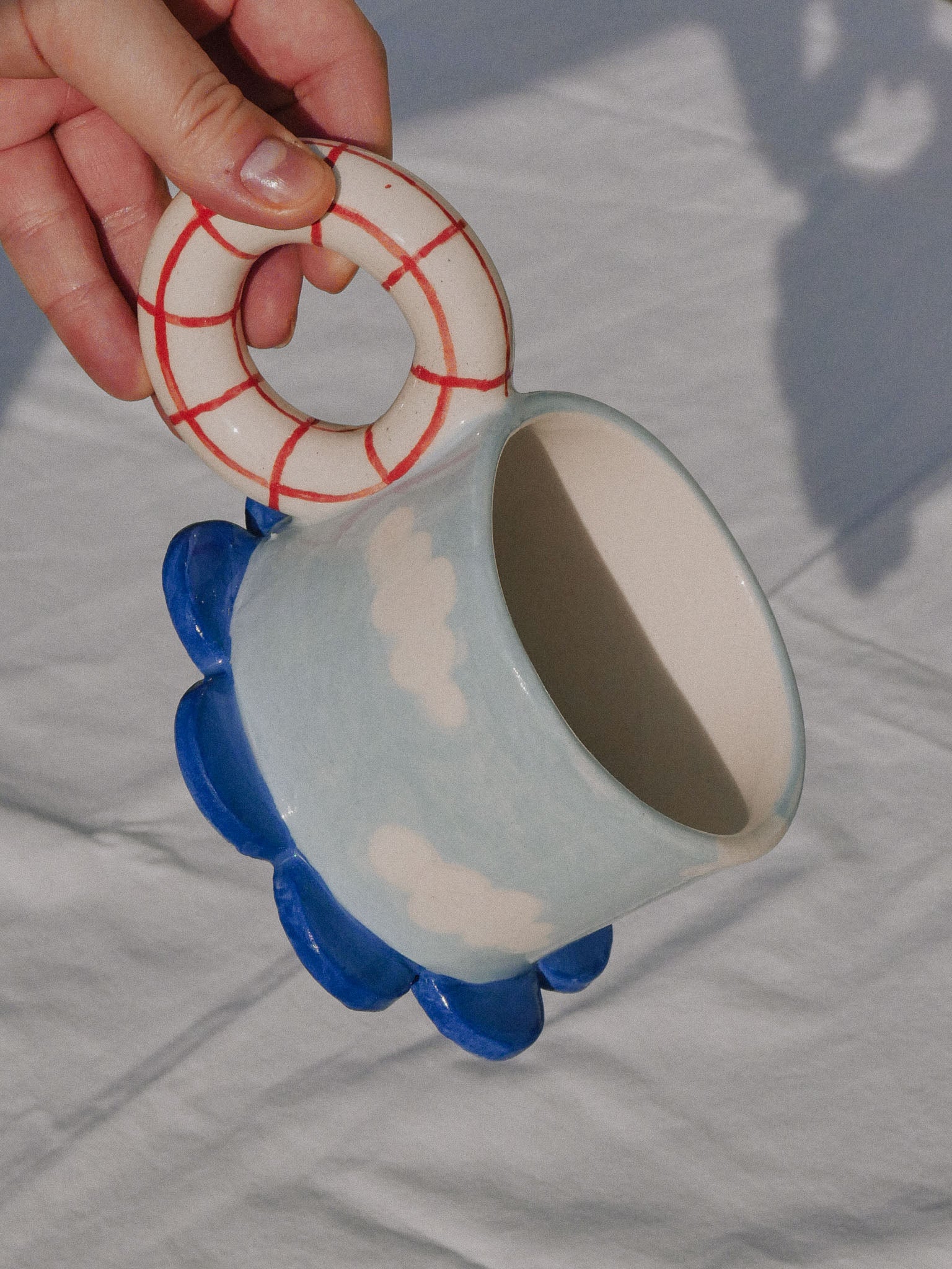 CLOUDS HANDMADE CERAMIC MUG | jeje.things