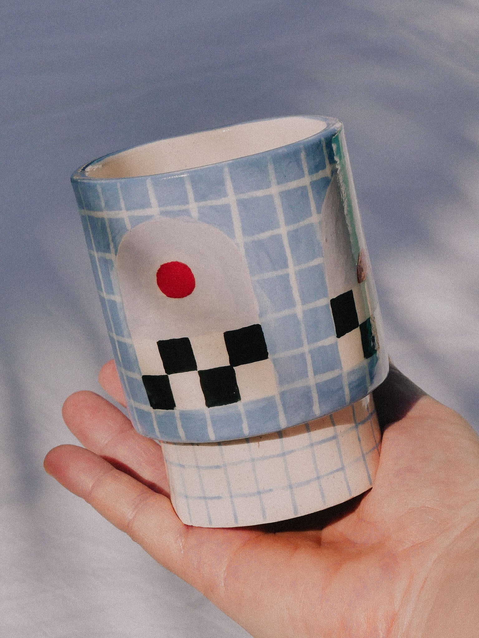 GRID PORTAL CERAMIC TUMBLER | jeje.things