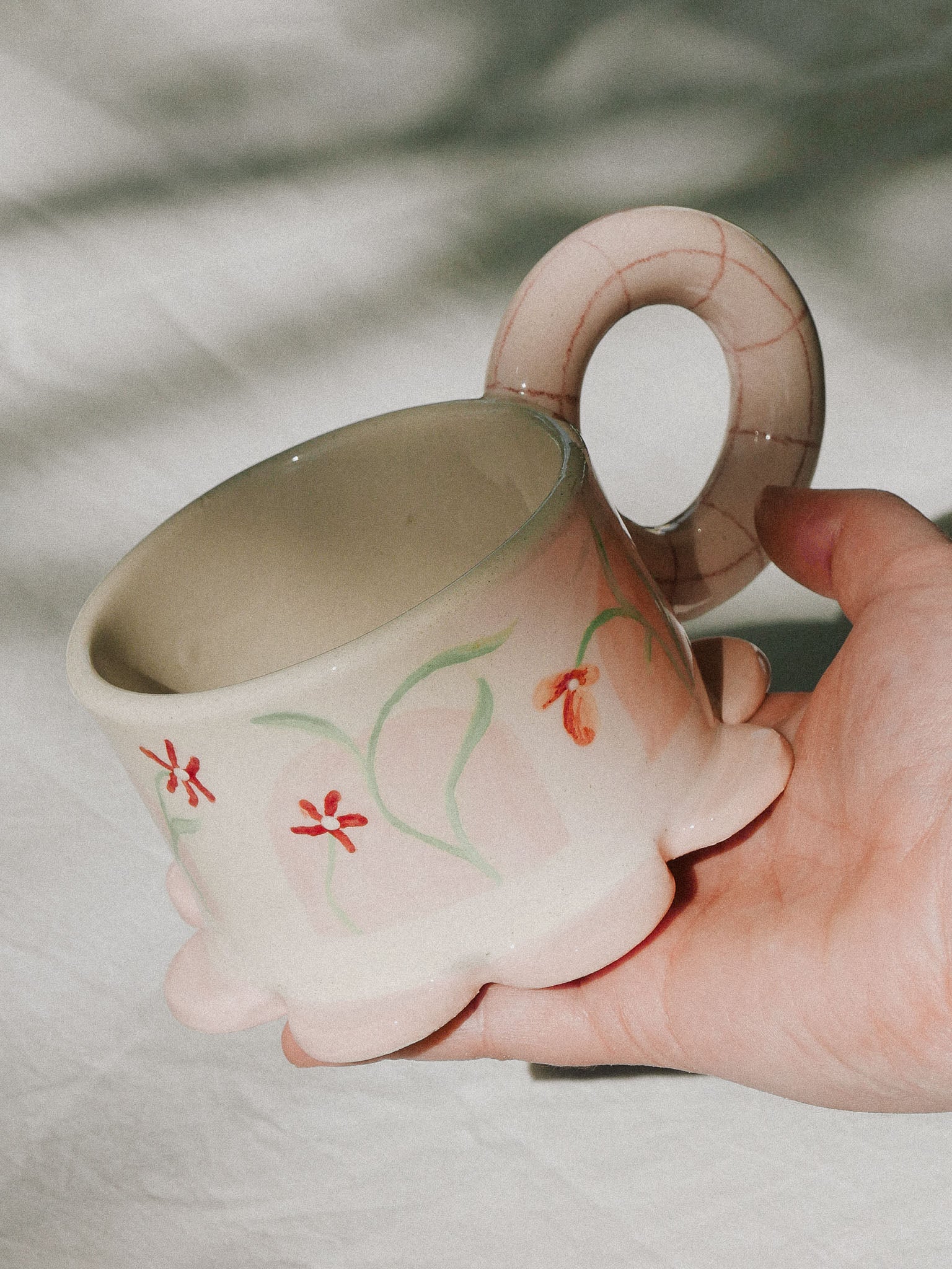 FLOWERS HANDMADE CERAMIC MUG | jeje.things