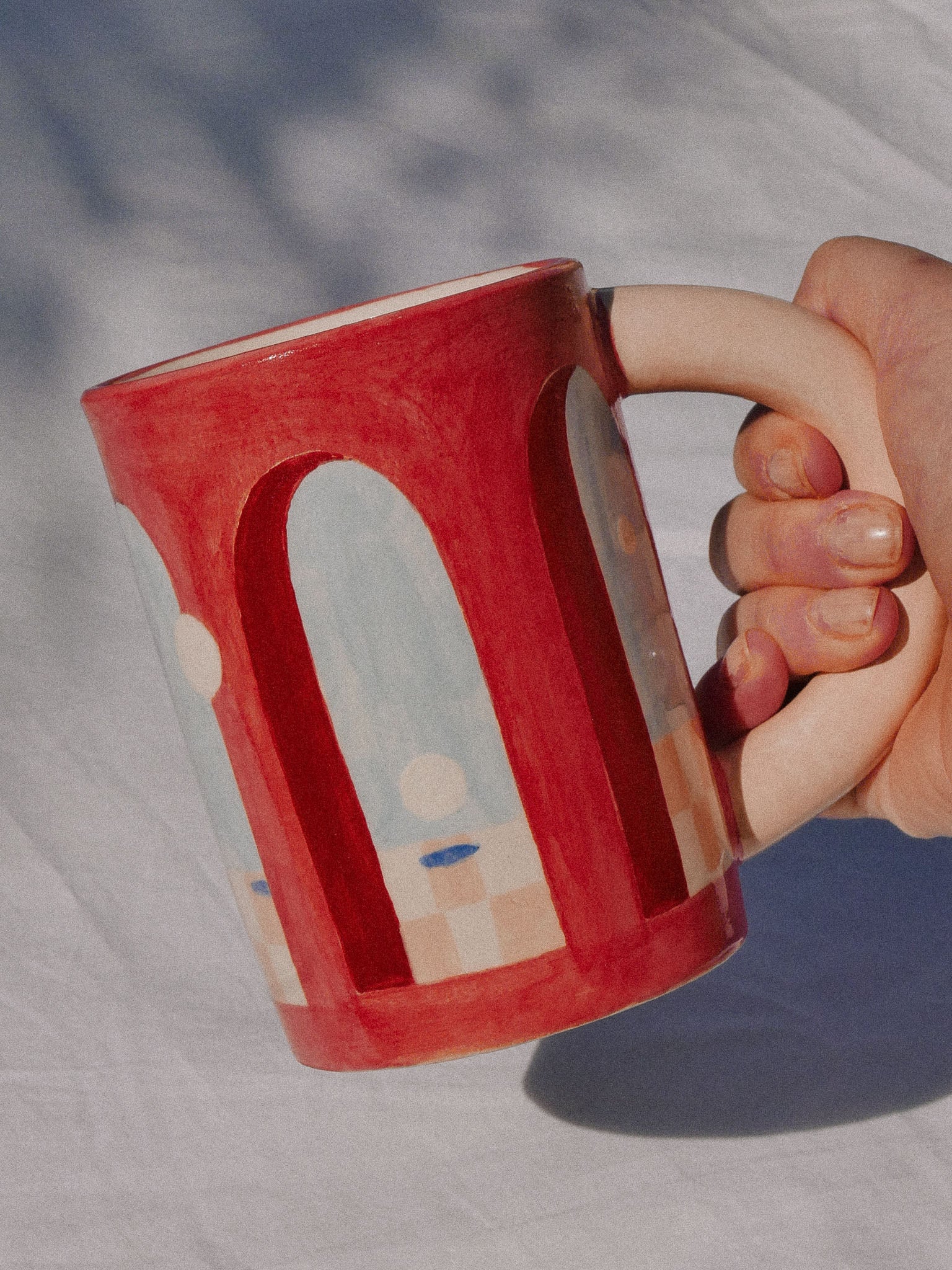 RED PORTAL CERAMIC TUMBLER | jeje.things