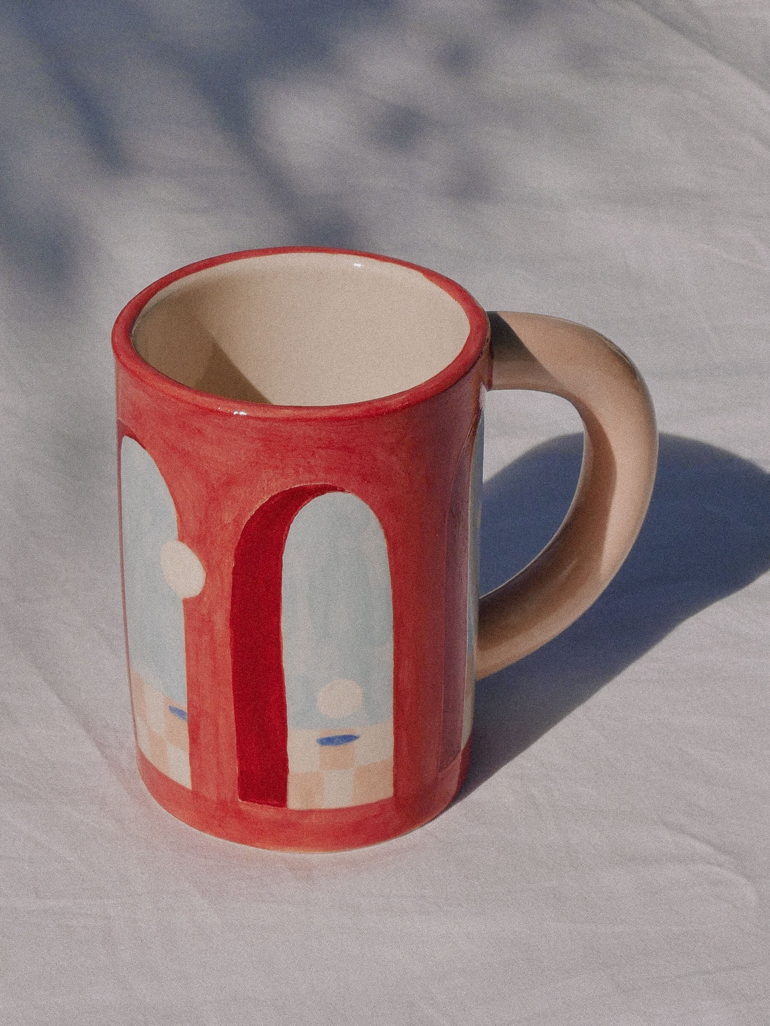 RED PORTAL CERAMIC TUMBLER | jeje.things