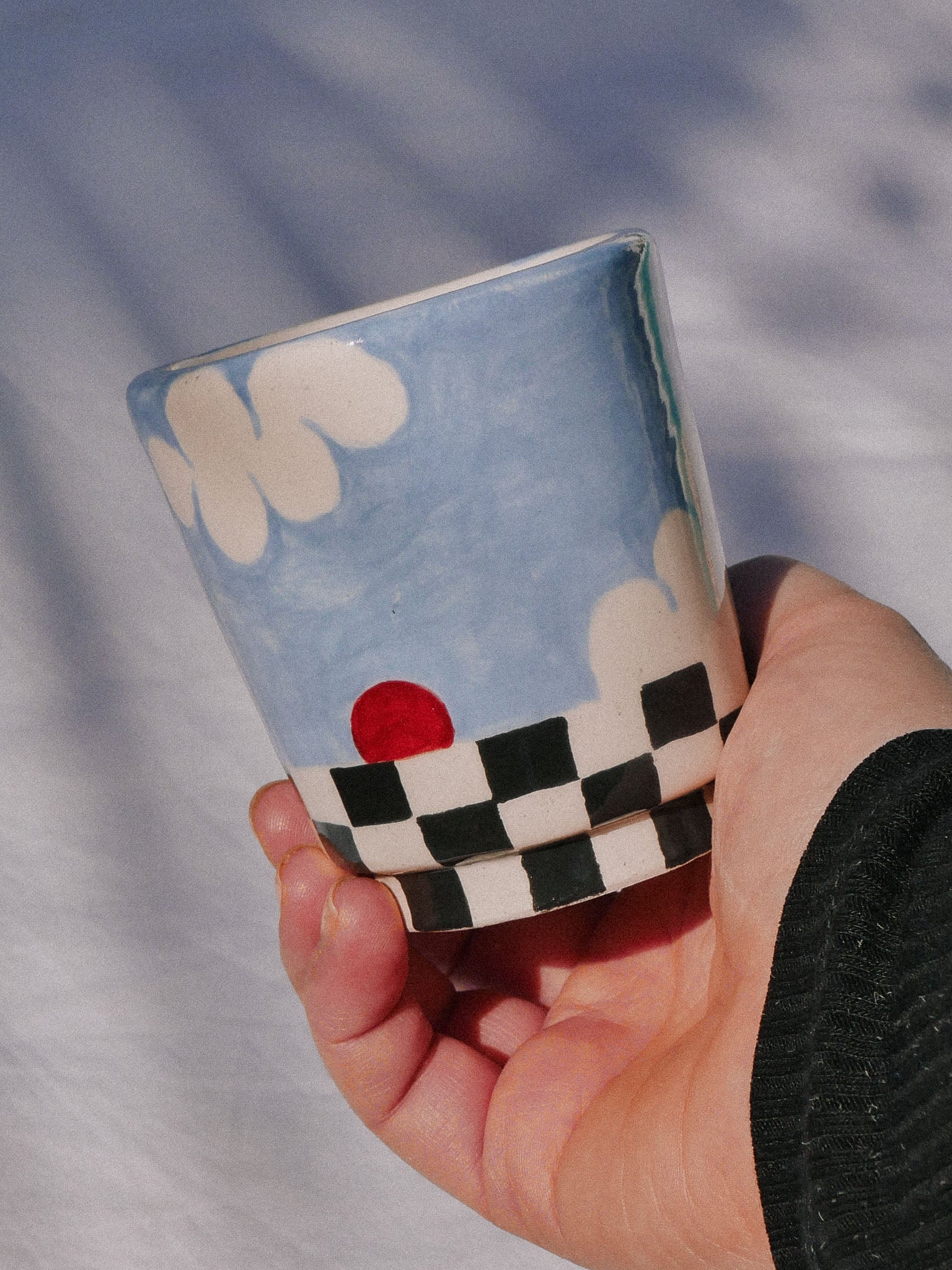 CLOUDS HANDMADE CERAMIC TUMBLER | jeje.things