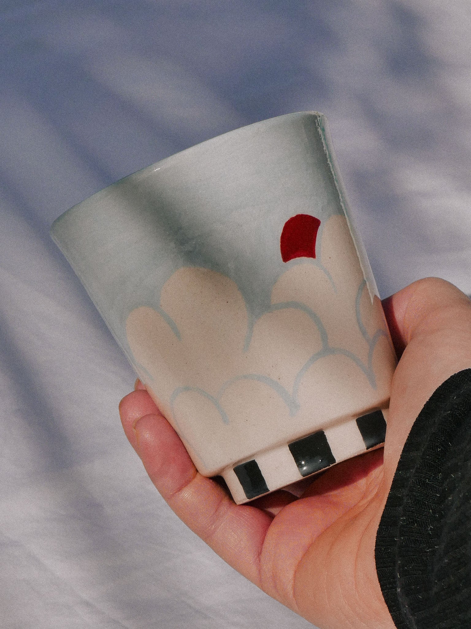 CLOUDS HANDMADE CERAMIC TUMBLER | jeje.things