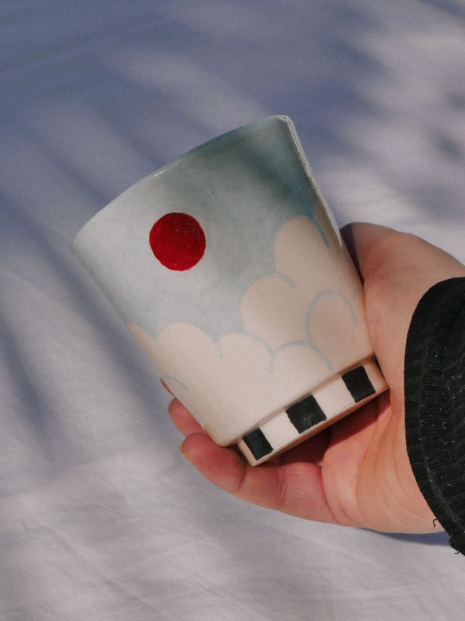 CLOUDS HANDMADE CERAMIC TUMBLER | jeje.things