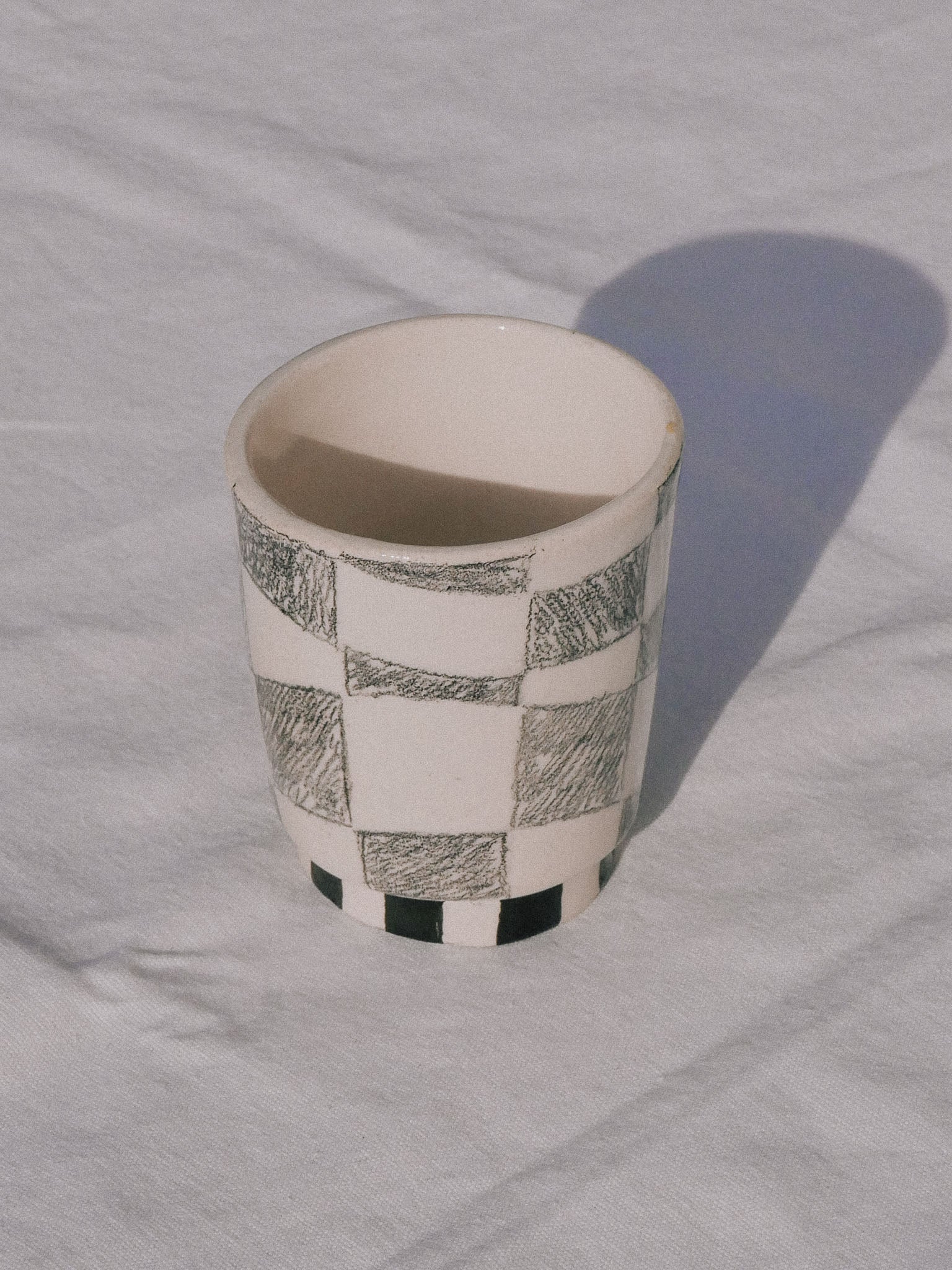 PENCIL HANDMADE CERAMIC TUMBLER | jeje.things