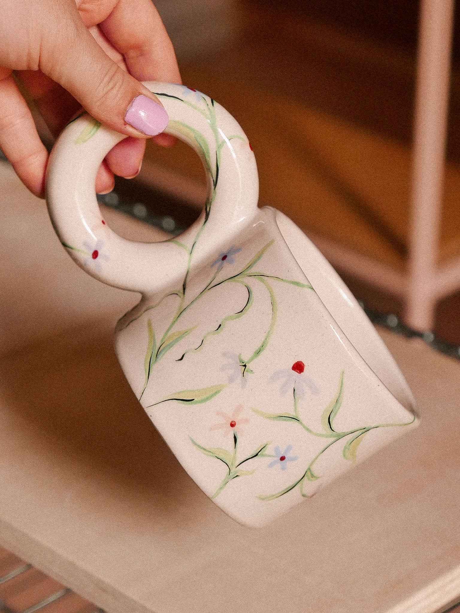 SPRING FLOWERS HANDMADE CERAMIC MUG | jeje.things