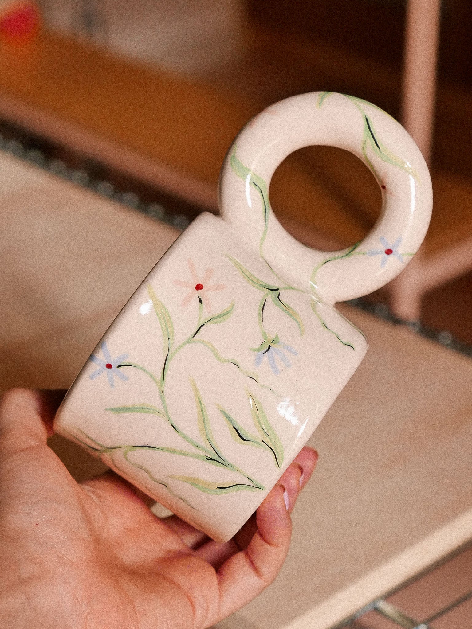 SPRING FLOWERS HANDMADE CERAMIC MUG | jeje.things