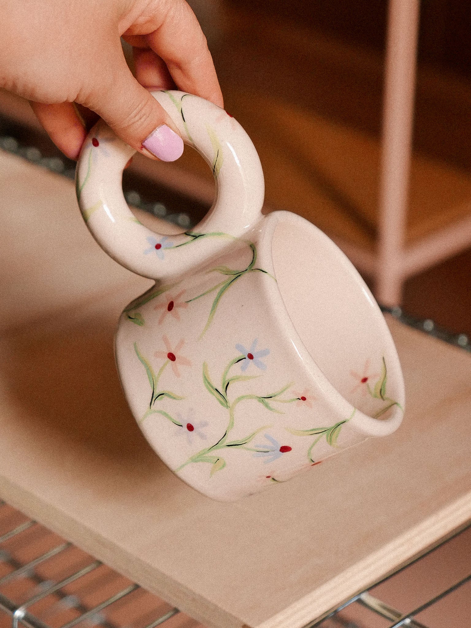 SPRING FLOWERS HANDMADE CERAMIC MUG | jeje.things