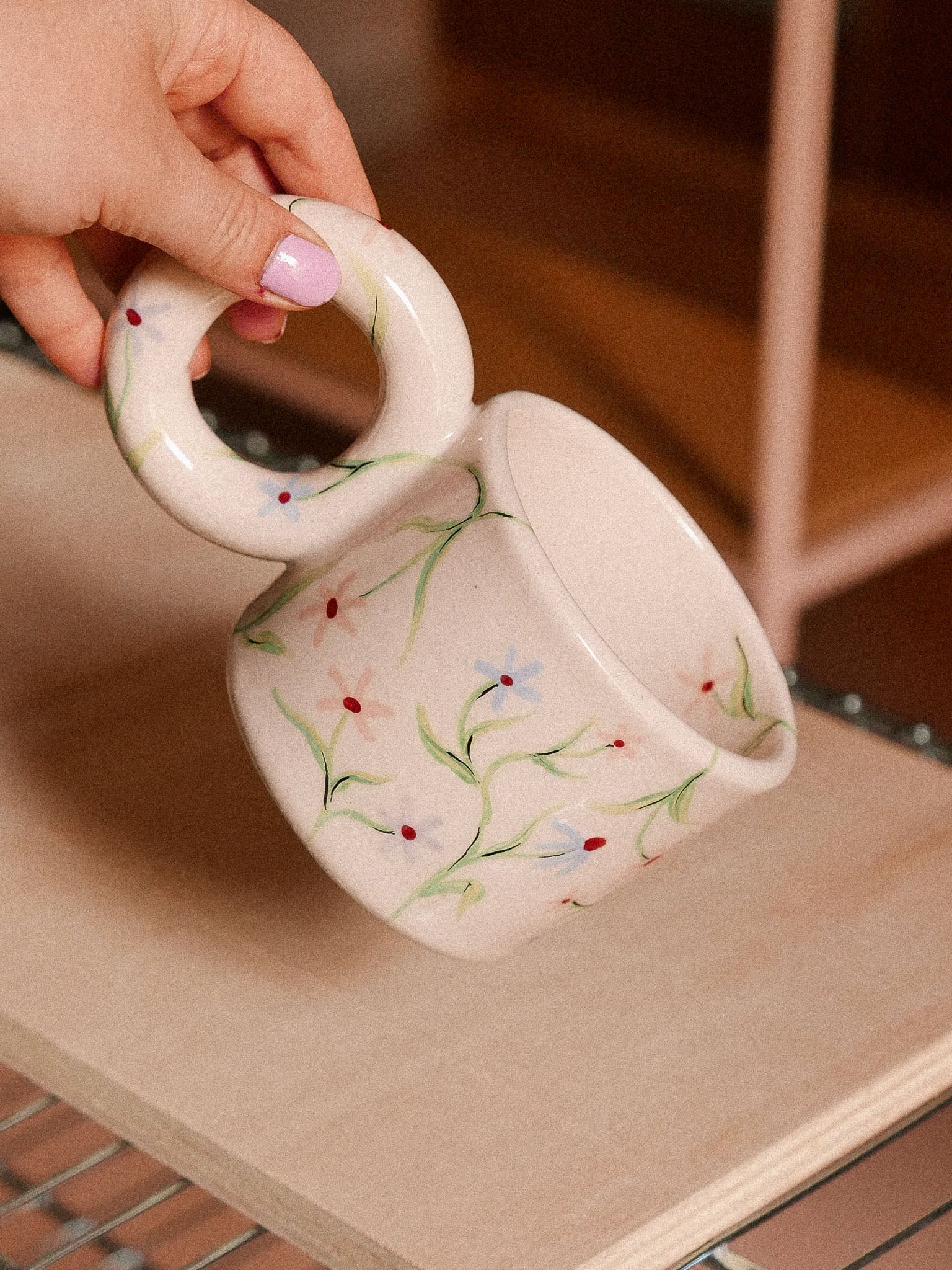 SPRING FLOWERS HANDMADE CERAMIC MUG | jeje.things