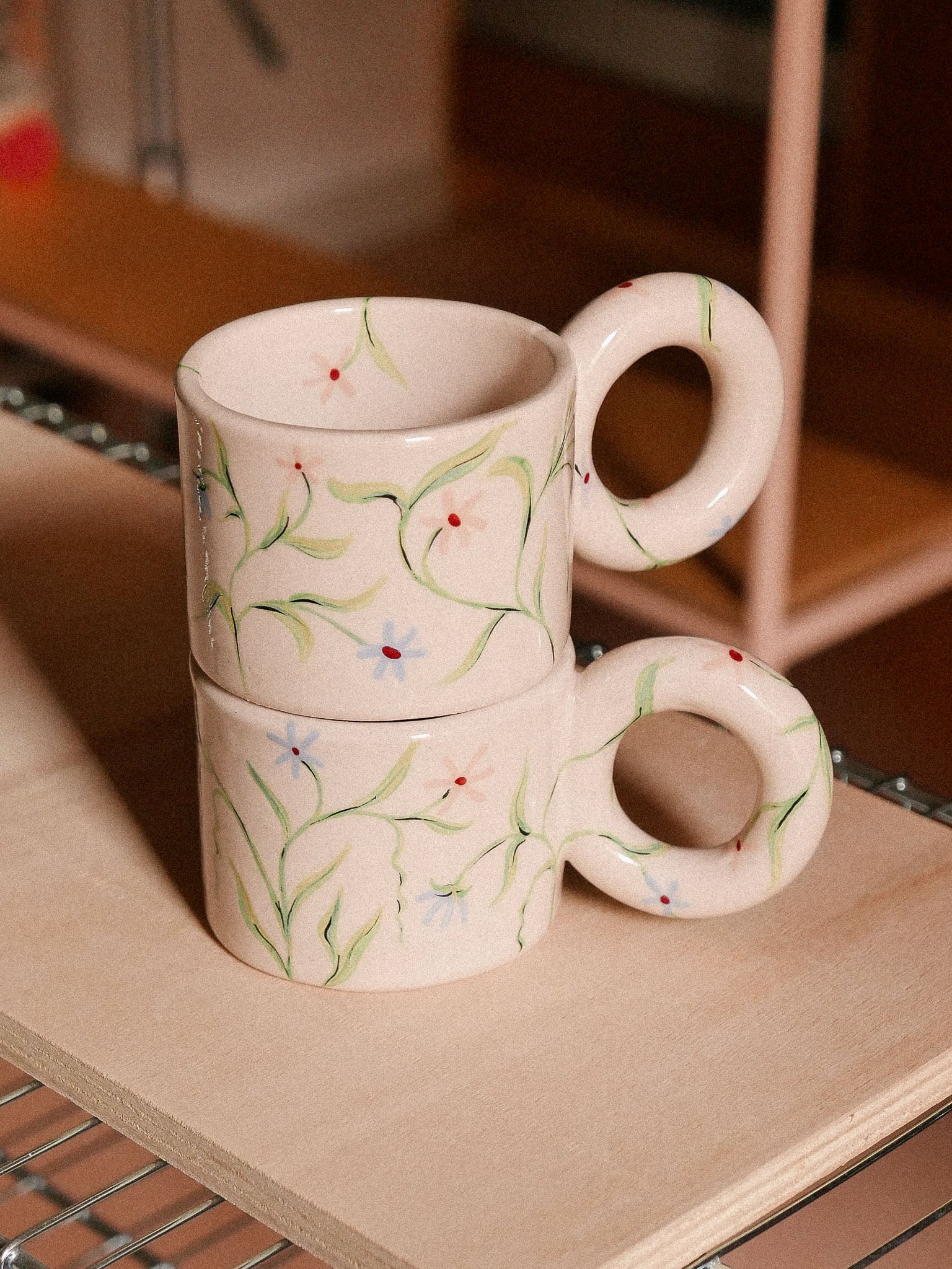 SPRING FLOWERS HANDMADE CERAMIC MUG | jeje.things