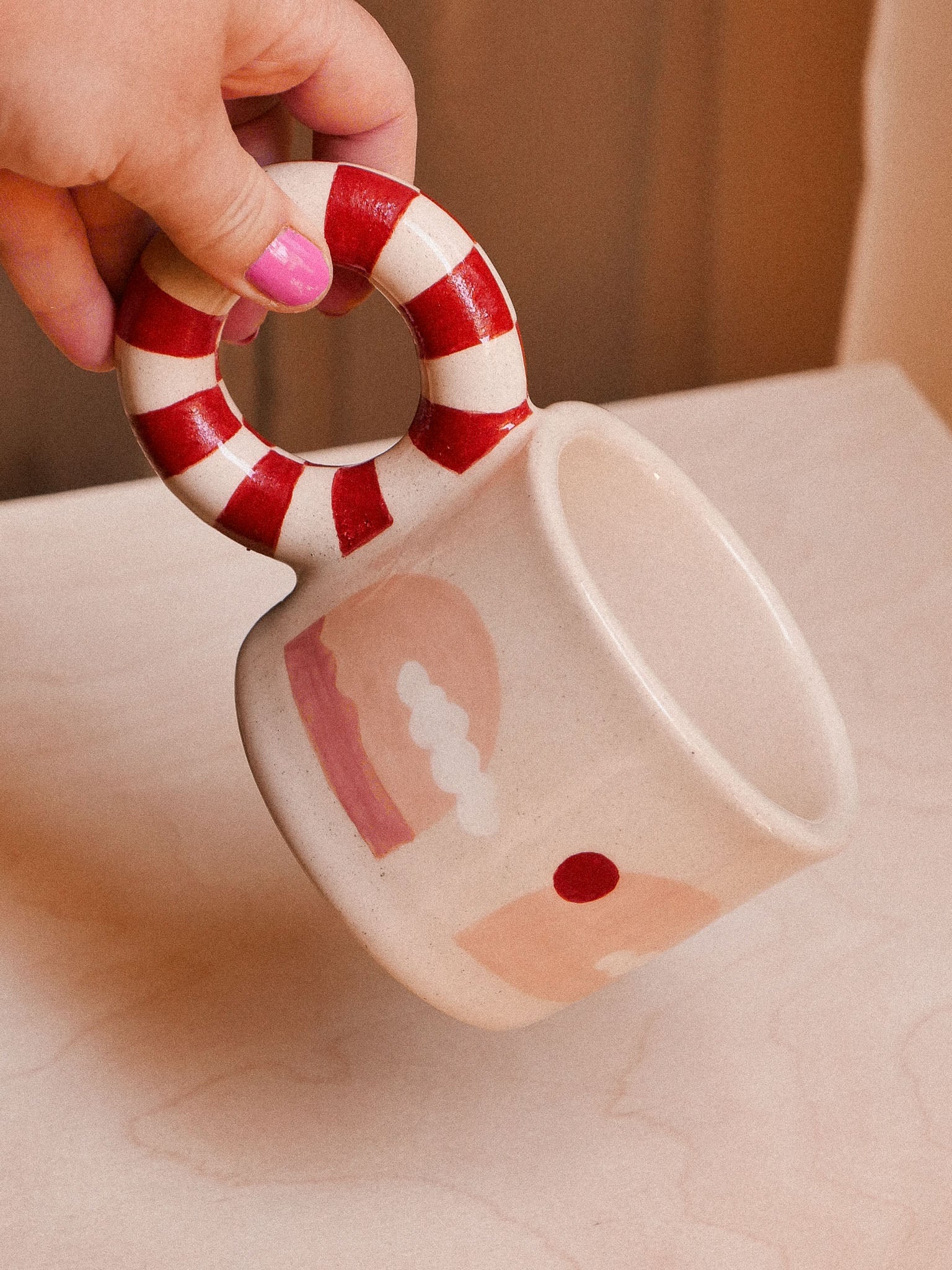 PINK PORTAL HANDMADE CERAMIC MUG | jeje.things