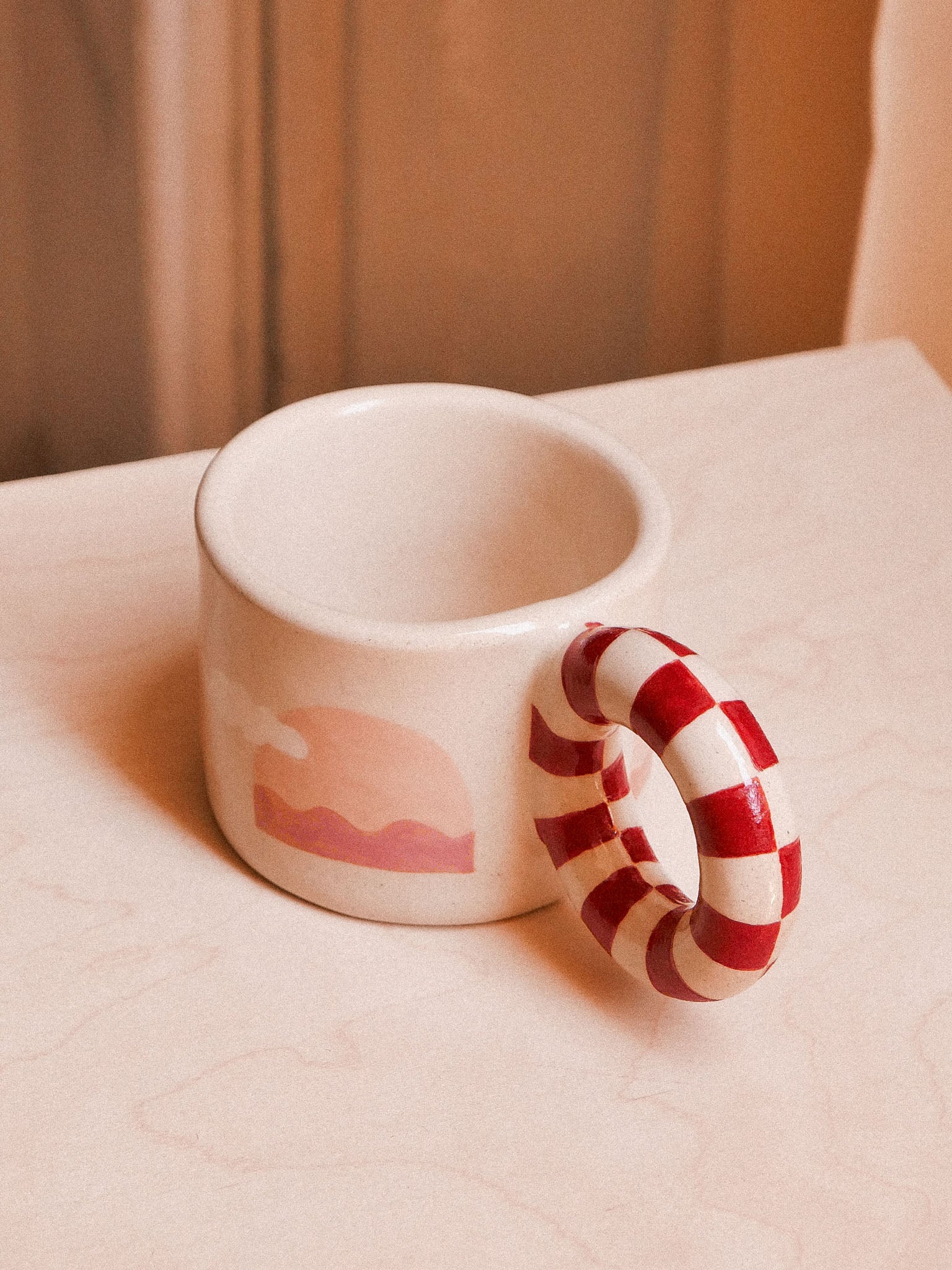 PINK PORTAL HANDMADE CERAMIC MUG | jeje.things