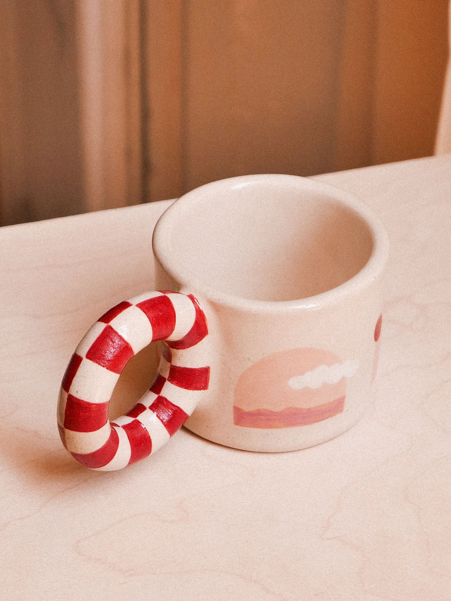 PINK PORTAL HANDMADE CERAMIC MUG | jeje.things