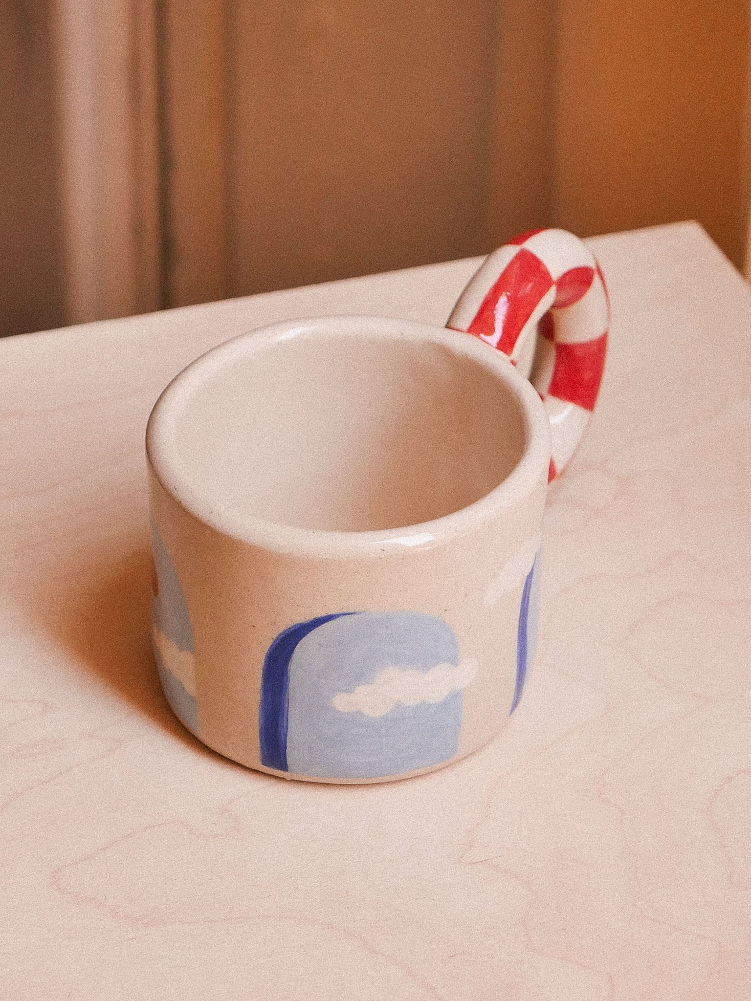 RED DOT PORTAL HANDMADE CERAMIC MUG | jeje.things