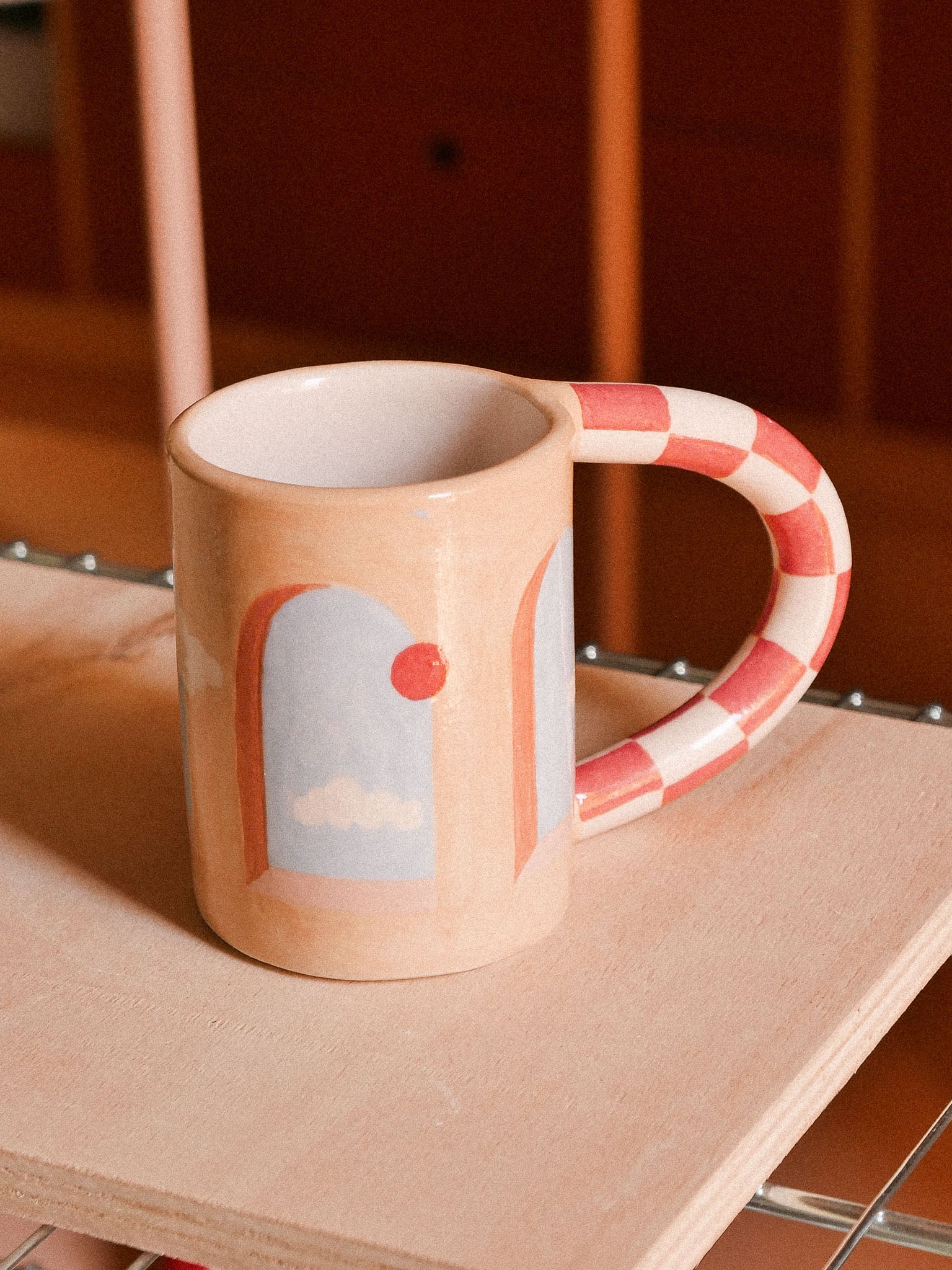 ORANGE PORTAL HANDMADE CERAMIC MUG | jeje.things