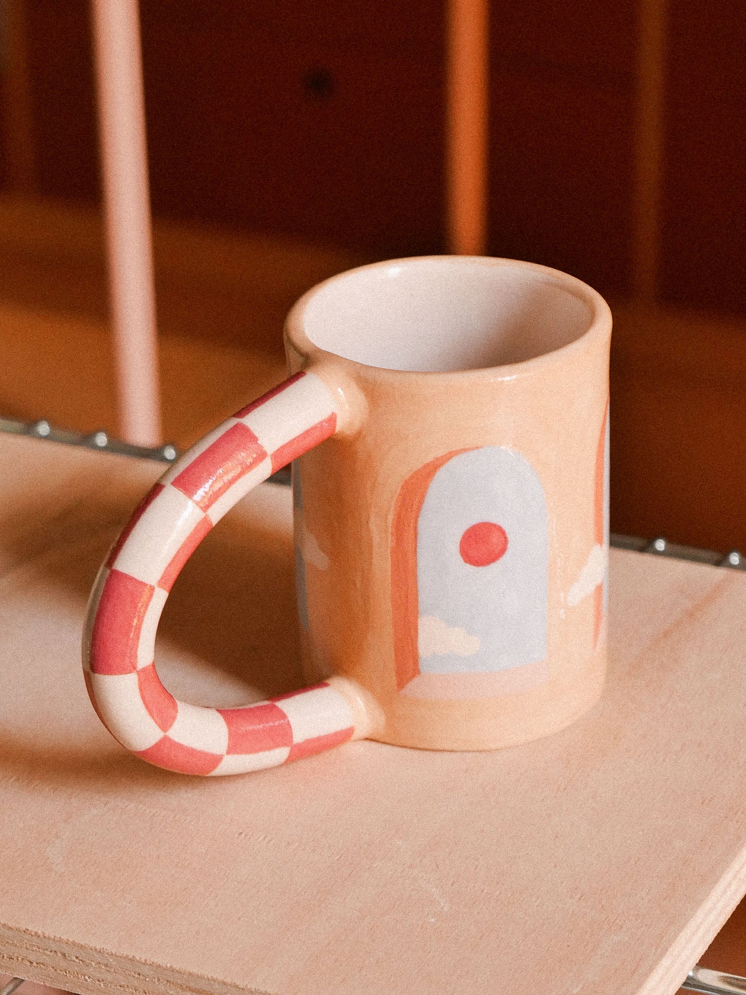 ORANGE PORTAL HANDMADE CERAMIC MUG | jeje.things