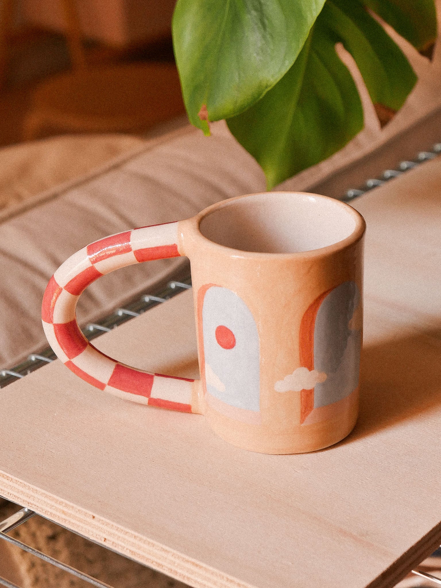 ORANGE PORTAL HANDMADE CERAMIC MUG | jeje.things