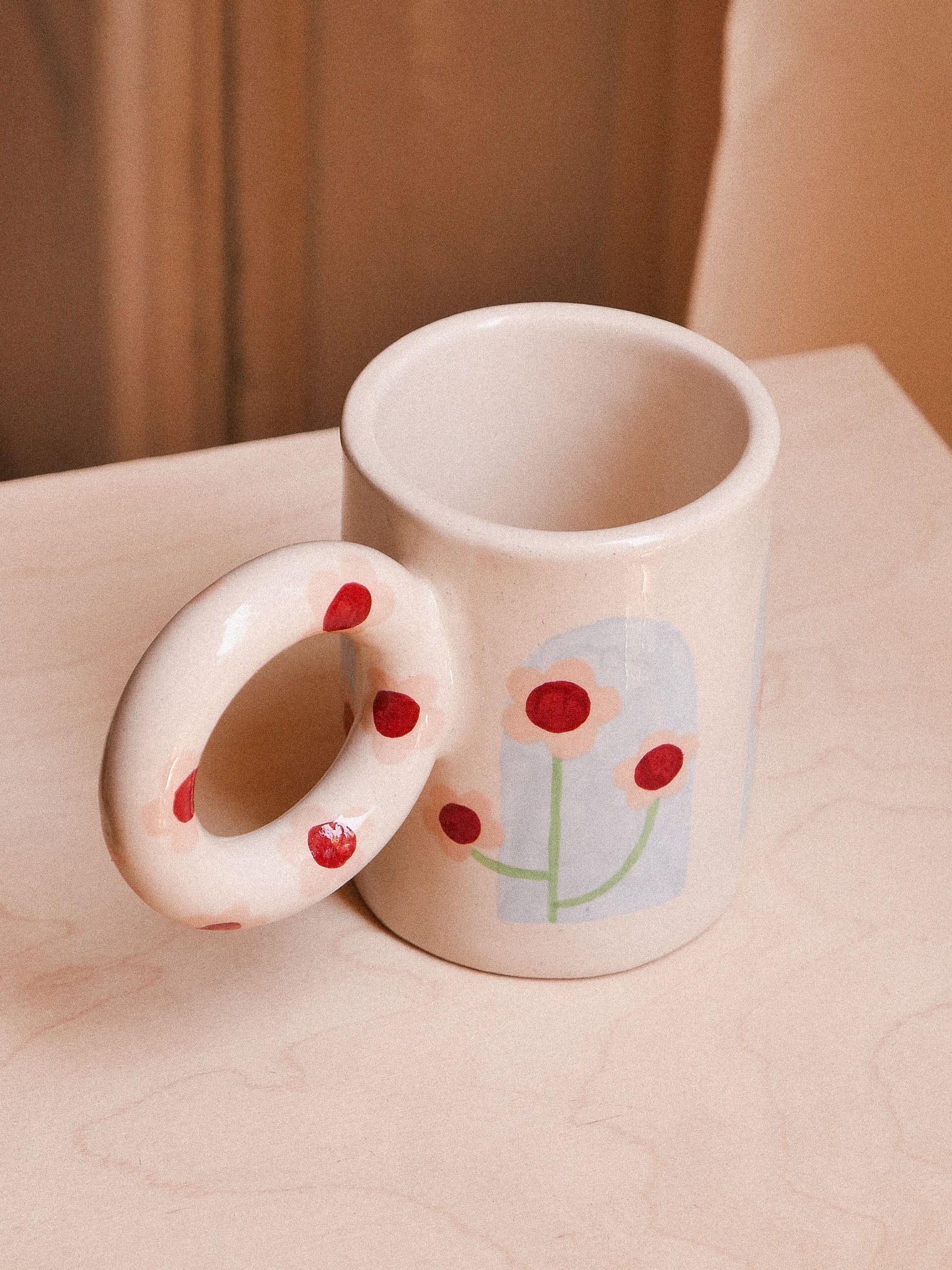 FLOWERS PORTAL HANDMADE CERAMIC MUG | jeje.things