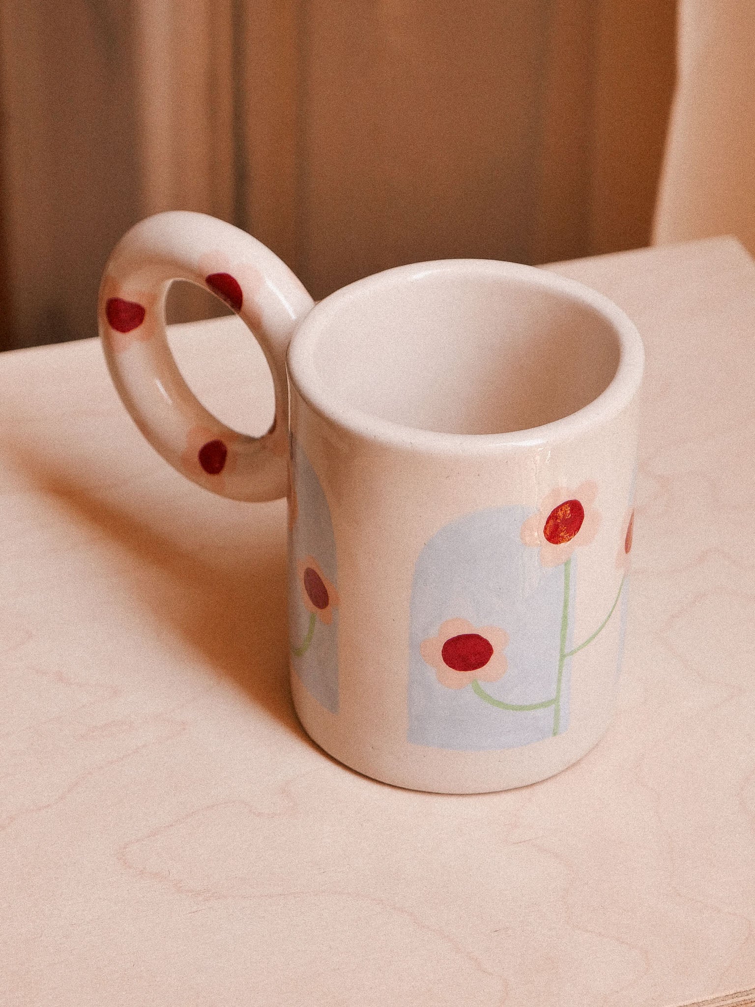 FLOWERS PORTAL HANDMADE CERAMIC MUG | jeje.things