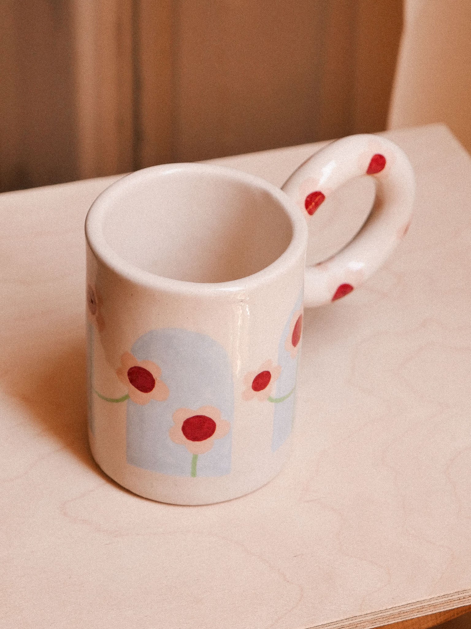 FLOWERS PORTAL HANDMADE CERAMIC MUG | jeje.things