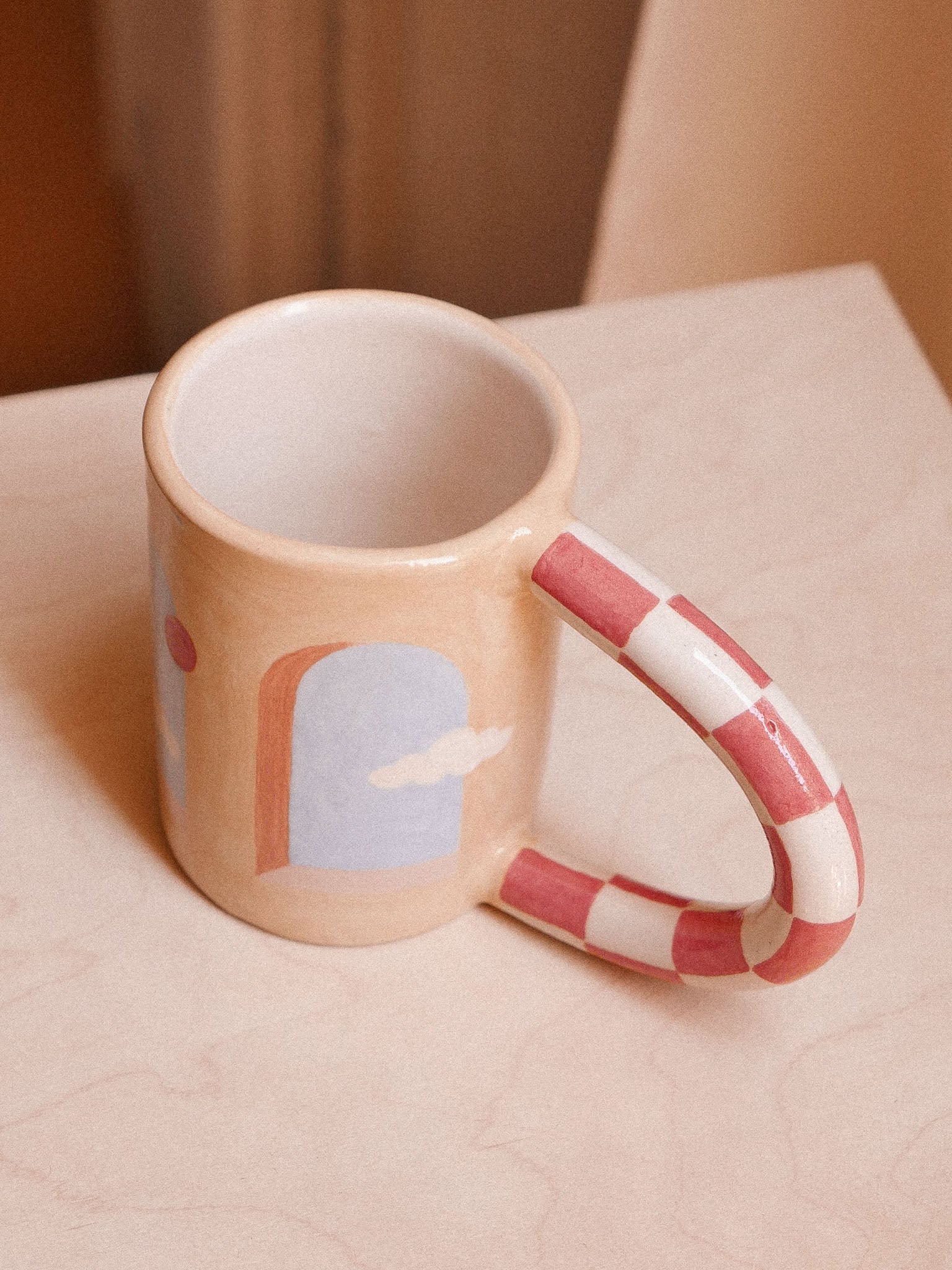 ORANGE PORTAL HANDMADE CERAMIC MUG | jeje.things