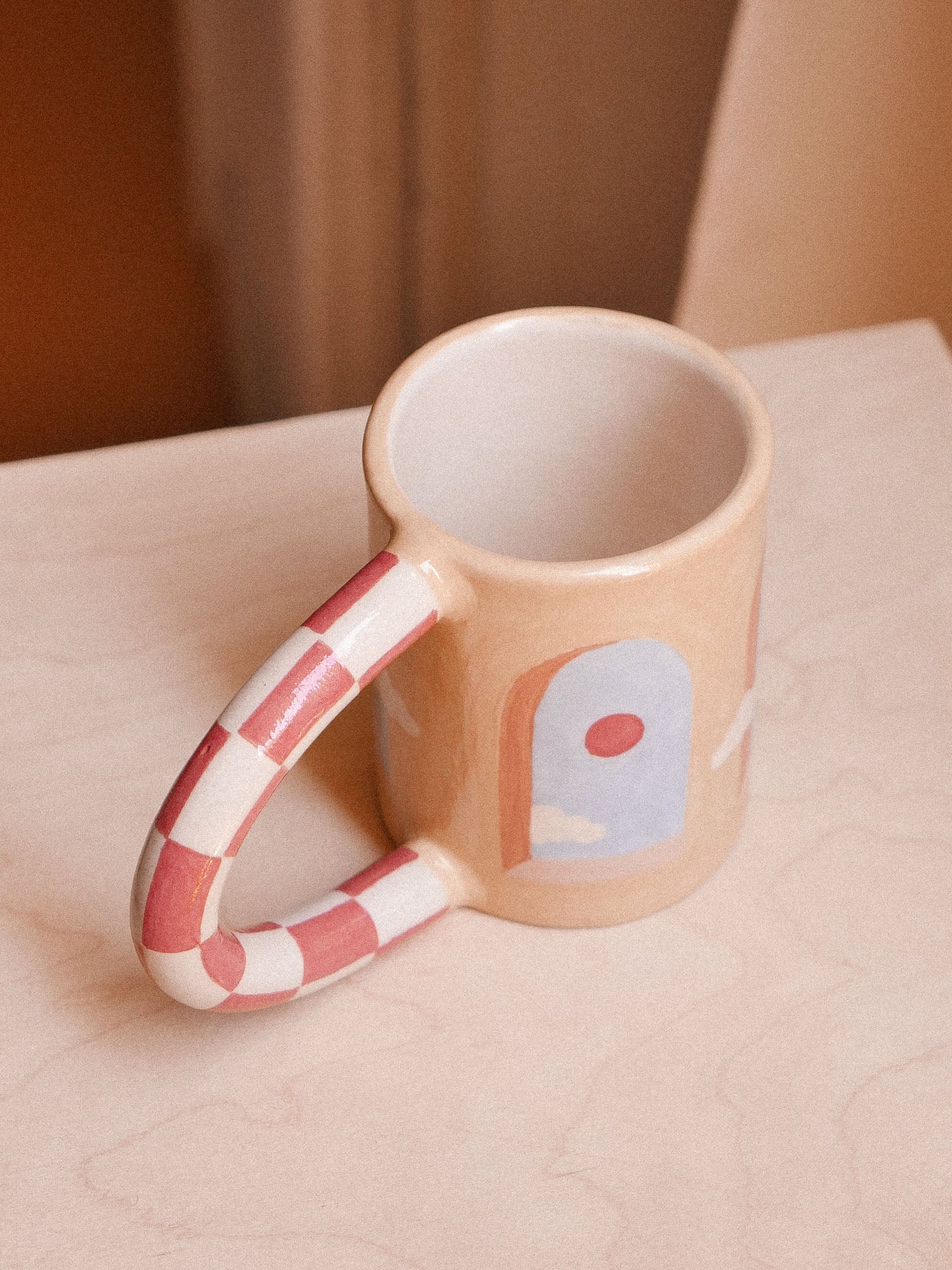 ORANGE PORTAL HANDMADE CERAMIC MUG | jeje.things