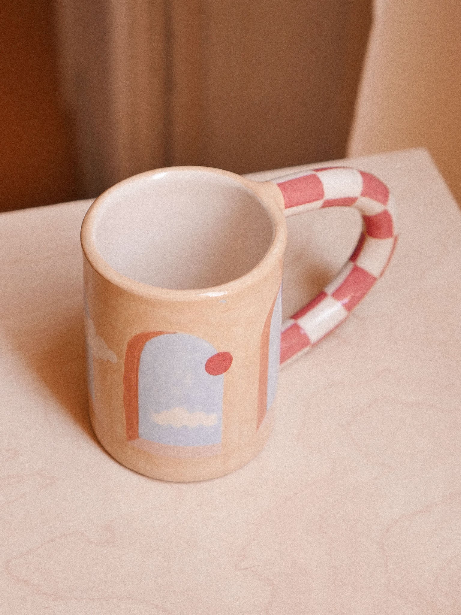 ORANGE PORTAL HANDMADE CERAMIC MUG | jeje.things