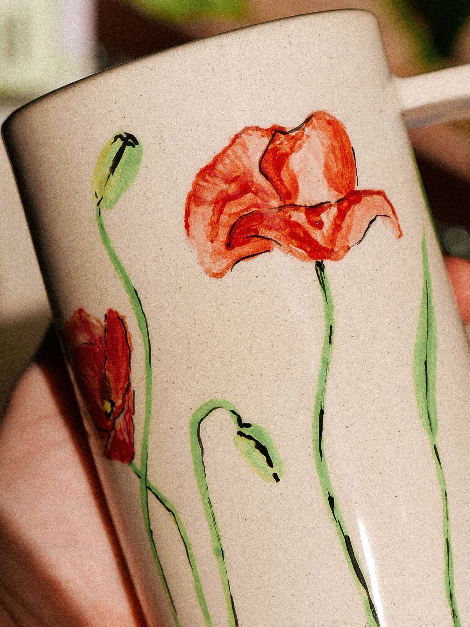 AMAPOLAS HANDMADE CERAMIC MUG | jeje.things