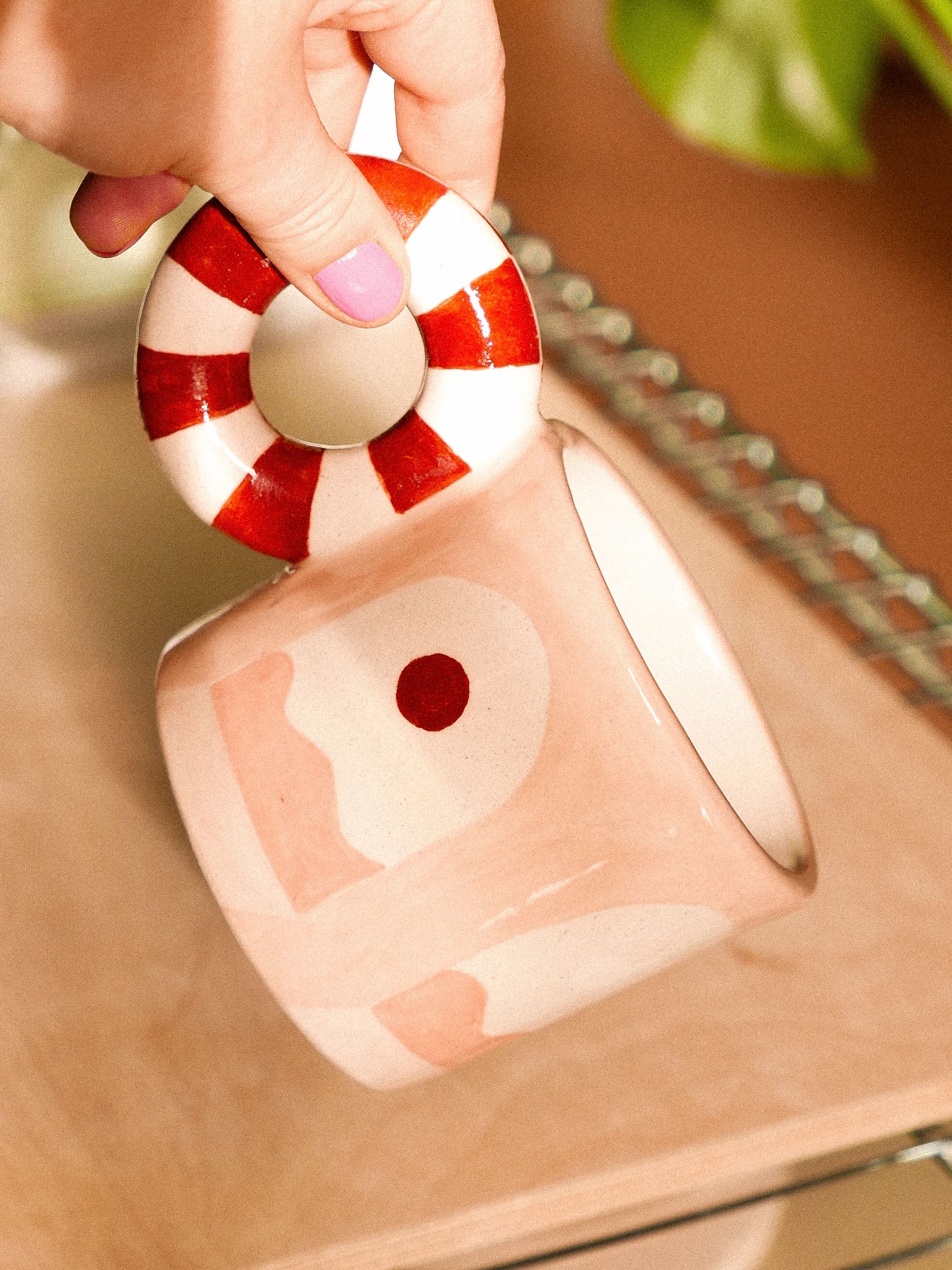 PINK PORTAL HANDMADE CERAMIC MUG.  | jeje.things